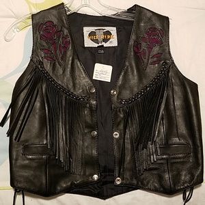 Leather vest
